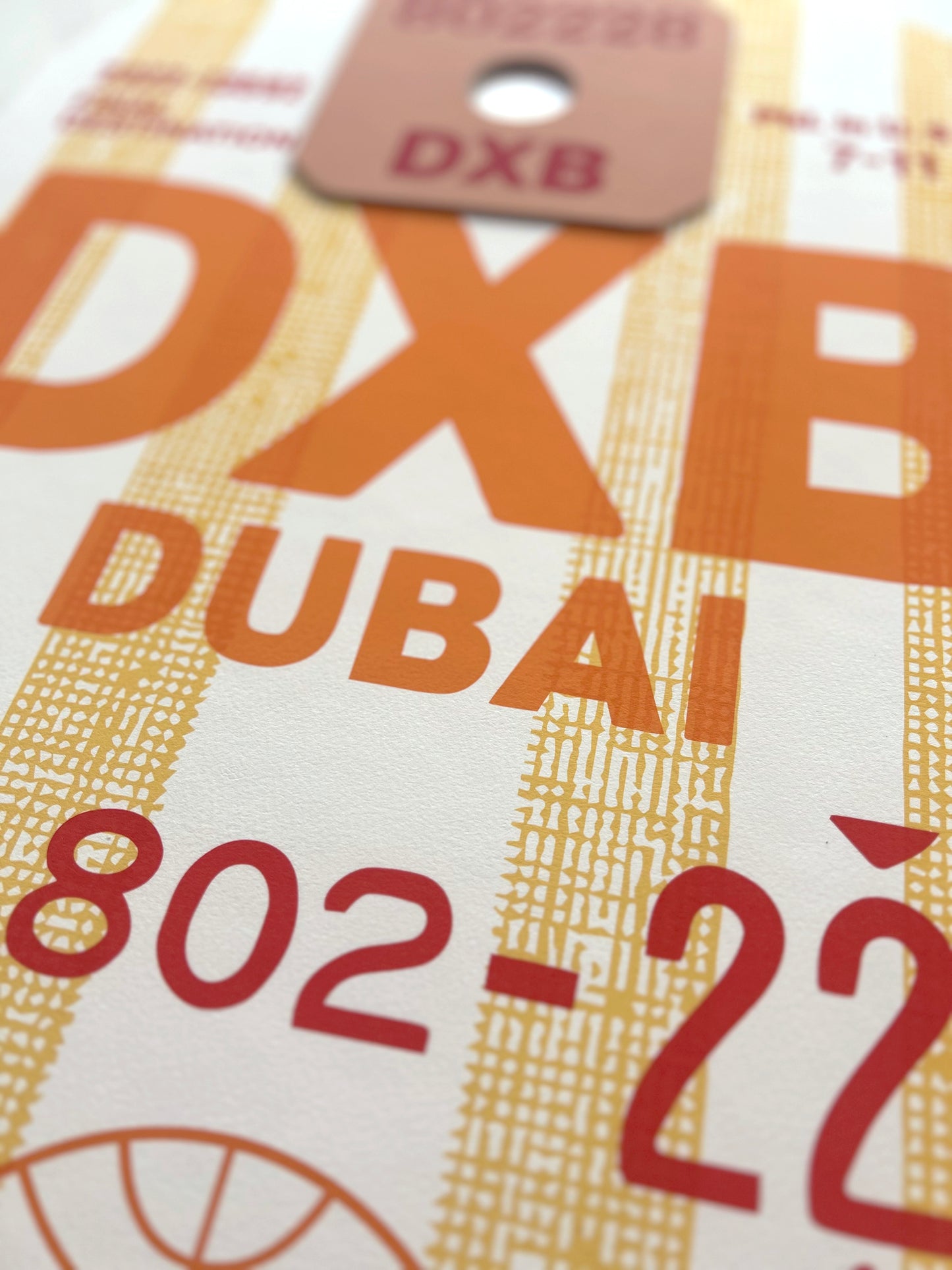 PAN AM ‘DUBAI’ LUGGAGE TAG