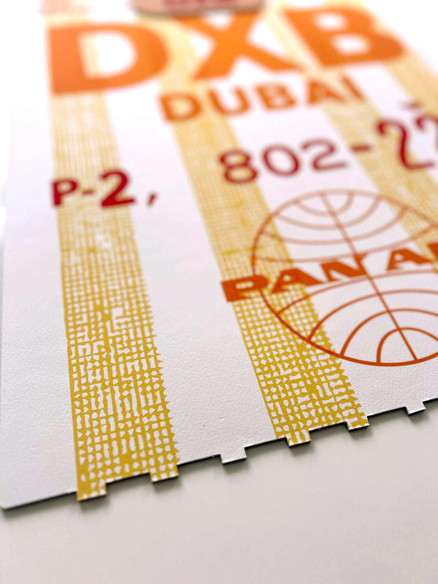 PAN AM ‘DUBAI’ LUGGAGE TAG