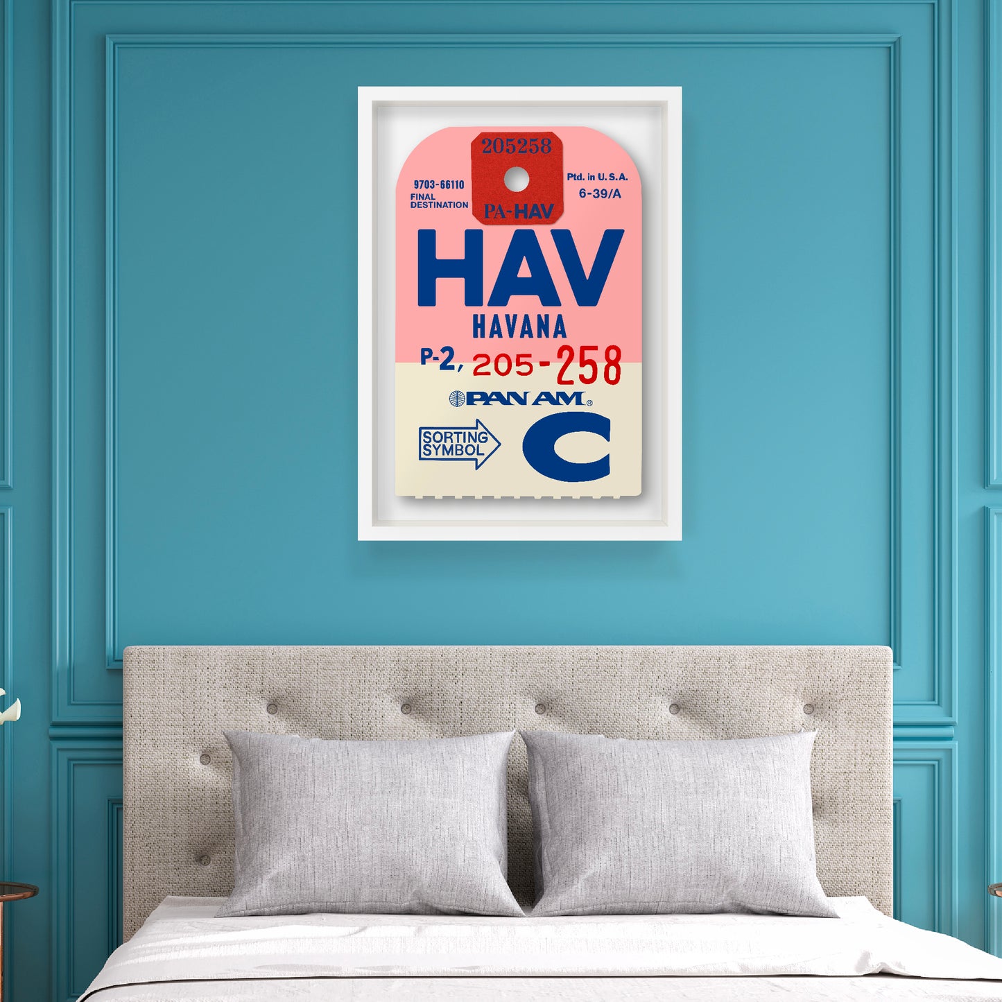PAN AM 'HAVANA' LUGGAGE TAG