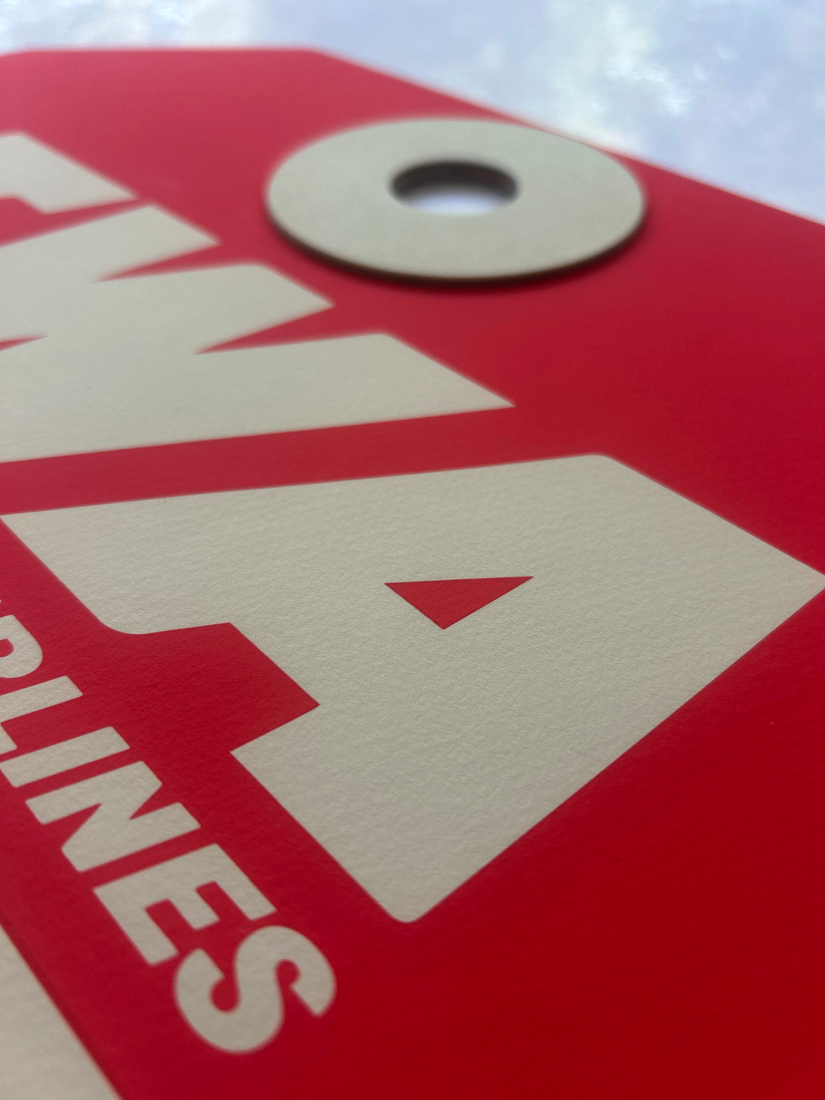 TWA ‘JFK’ LUGGAGE TAG