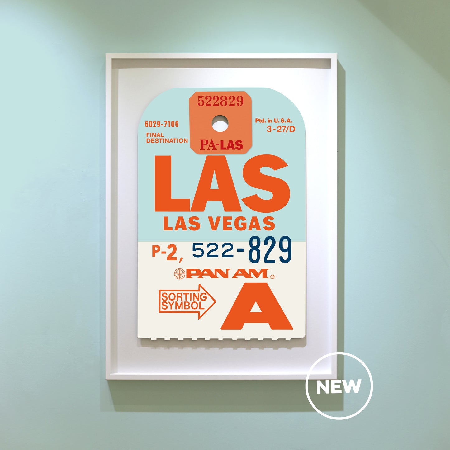PAN AM ‘LAS VEGAS’ LUGGAGE TAG